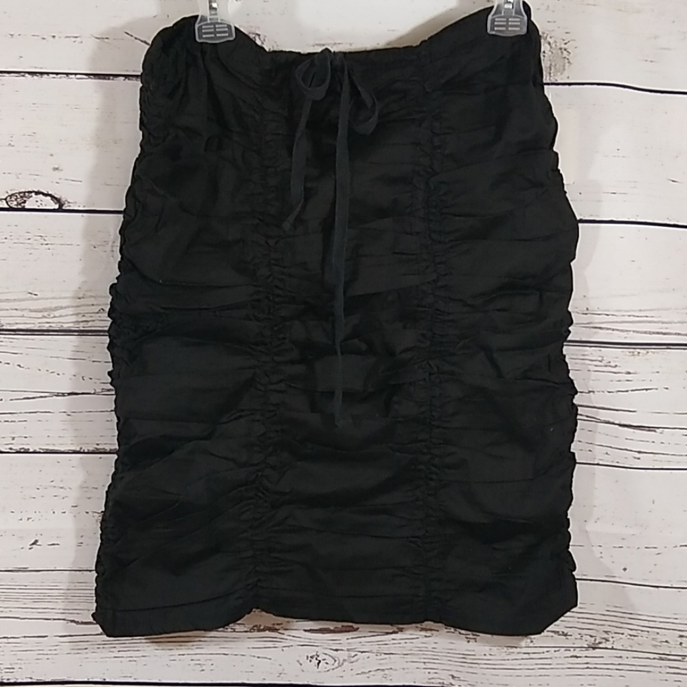 New With Tags Ruched Drawstring Stretchy Skirt